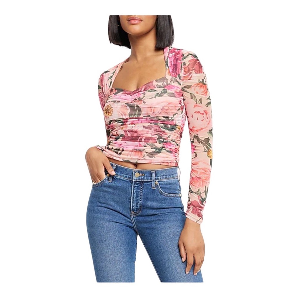 Floral Long Sleeve Women's Top